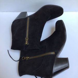 Sam Edelman Shoes - Sam Edelman Black Suede Fringe Booties Sam Edelman Shoes - Sam Edelman Black Suede Fringe Booties